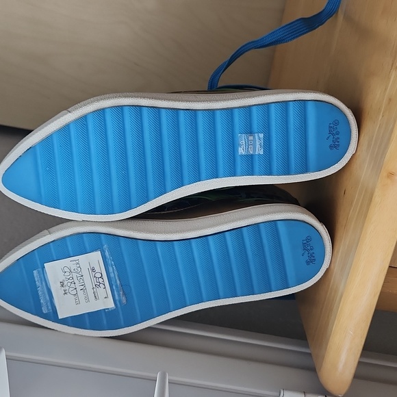 NWOB Coach Pointed Toe Floral Leather Hightop, size 7 - Picture 9 of 9